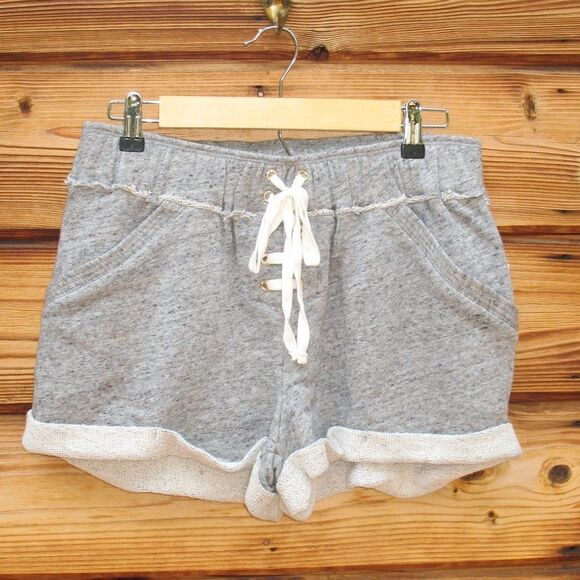 NWT Gray Knit High Rise Shorts